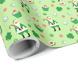 Irish Christmas Holiday Geschenk Geschenkpapier