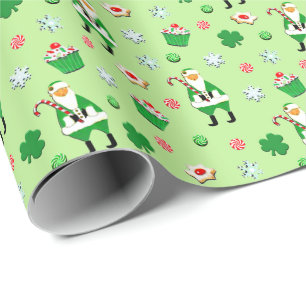 Irish Christmas Holiday Geschenk Geschenkpapier