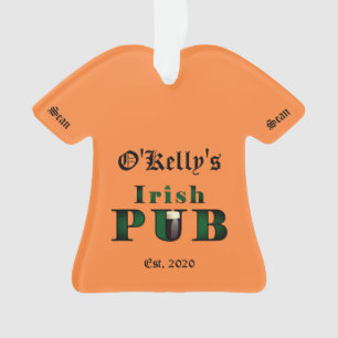 Irish Christmas Ornament Pub