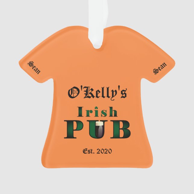 Irish Christmas Ornament Pub (Vorderseite)