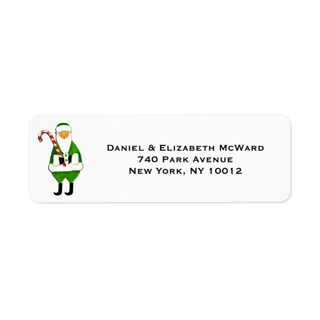 Irish Christmas Santa Claus-Briefmarken (Vorne)