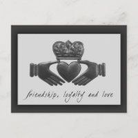 Irish Claddagh, Freundschaft, Loyalität und Liebe