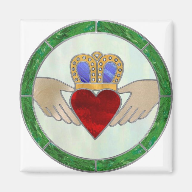 Irish Claddagh Magnet (Vorne)