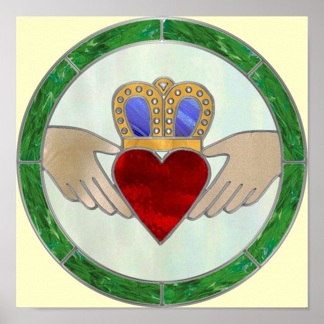 Irish Claddagh Poster (Vorne)