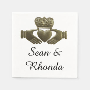 Irish Claddagh Serviette