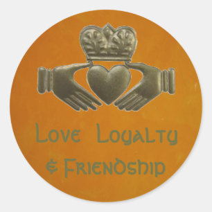Irish Claddagh Sticker