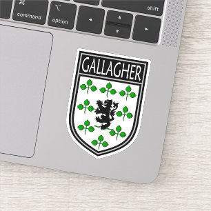 Irish Clan Wappen - Gallagher Aufkleber