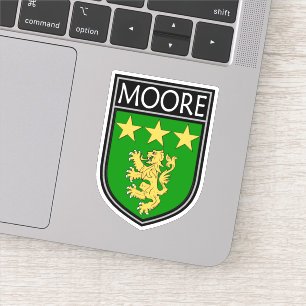 Irish Clan Wappen - Moore Aufkleber