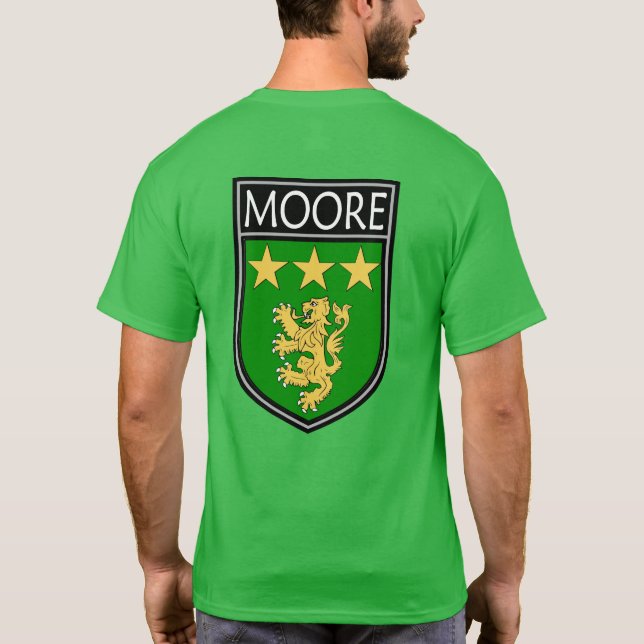 Irish Clan Wappen - Moore T-Shirt (Rückseite)