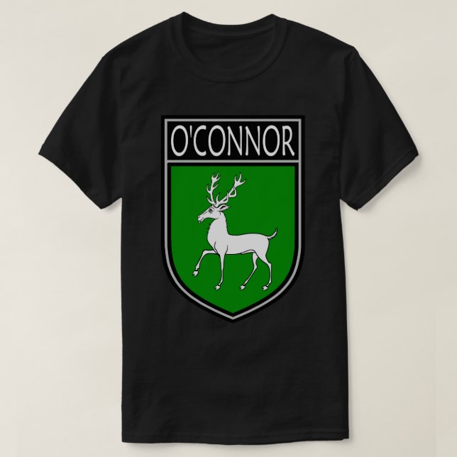 Irish Clan Wappen OConnor T-Shirt (Design vorne)