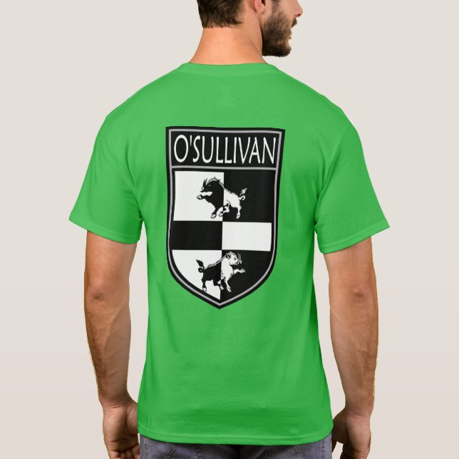 Irish Clan Wappen - O'Sullivan T-Shirt (Rückseite)