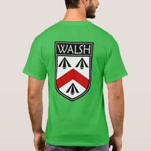 Irish Clan Wappen - Walsh T-Shirt