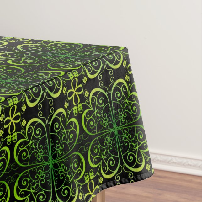 Irish Clover Pattern Tischdecke (Beispiel)