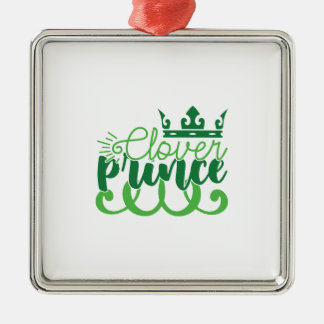 Irish Clover Prince Ornament Aus Metall