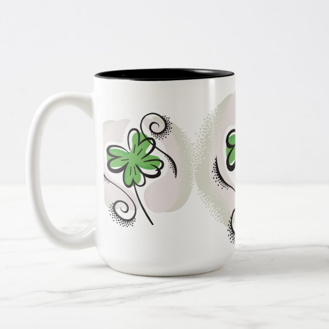 Irish Clover Zweifarbige Tasse (Links)