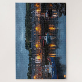 Irish Coastal Harbor Town Jigsaw Puzzle