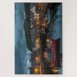 Irish Coastal Harbor Town Jigsaw Puzzle