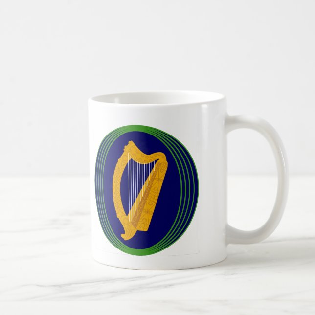 Irish Coat of Arms Logo Kaffeetasse (Rechts)