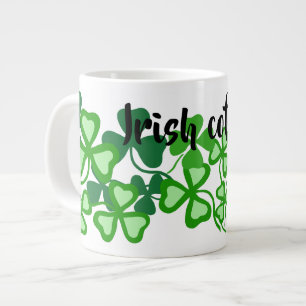 Irish Coffee Kleeblatt, grünes Klee, Irland Tasse