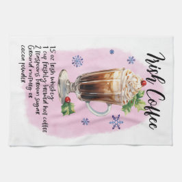 Irish Coffee Rezept Weihnachtsrezepte Design Geschirrtuch