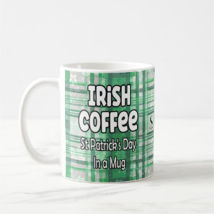 Irish Coffee St Patrick's Day in einer Tasse