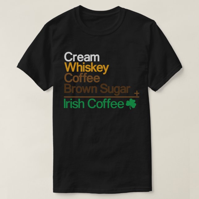 Irish Coffee T-Shirt (Design vorne)
