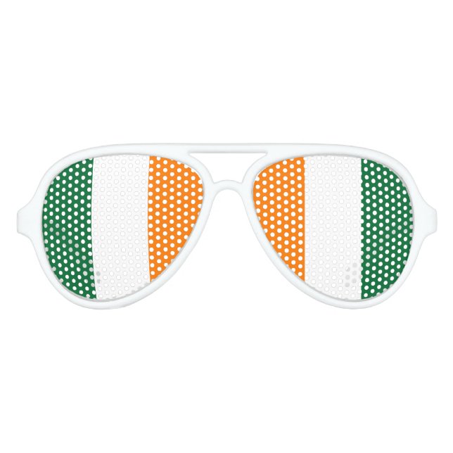 Irish Colors Partybrille (Vorderseite)