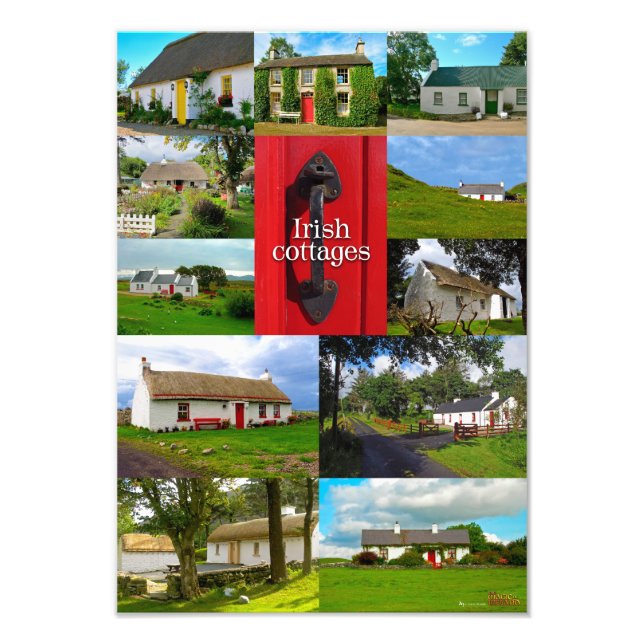Irish cottages fotodruck (Vorne)