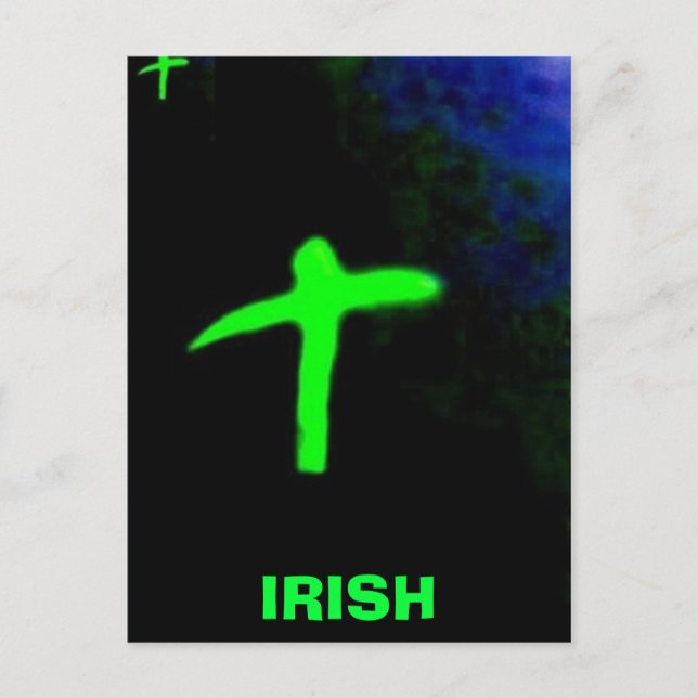 , IRISH CROSS POSTKARTE (Vorderseite)