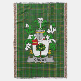 Irish Crowe oder McEnchroe Coat of Arms Family Cre Decke