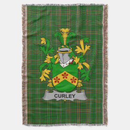 Irish Curley oder McTurley Coat of Arms Family Cre Decke