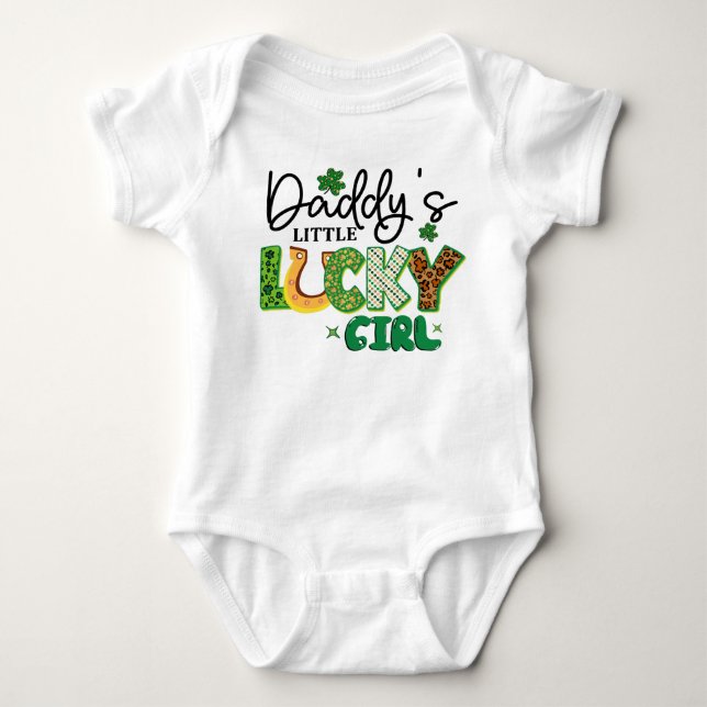 Irish "Daddy's Girl" Baby Bodysuit - Kleinkind T-S Strampler (Vorderseite)
