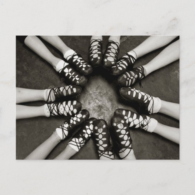 Irish Dance Ghillies Postcard Postkarte (Vorderseite)
