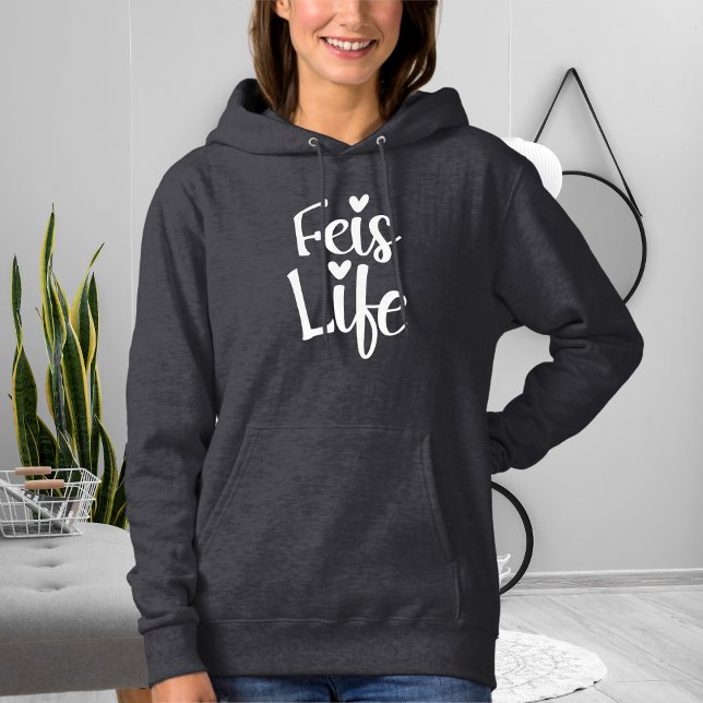 Irish Dance Heart Typografy Niedlich Feis Life Hoodie (Von Creator hochgeladen)