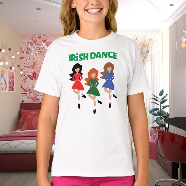 Irish Dance | Irish Dancers Dancing T-Shirt (Von Creator hochgeladen)