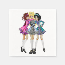 Irish Dance Paper Napkins Serviette