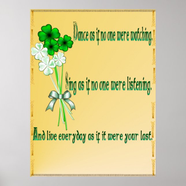 Irish Dance Poster (Vorne)