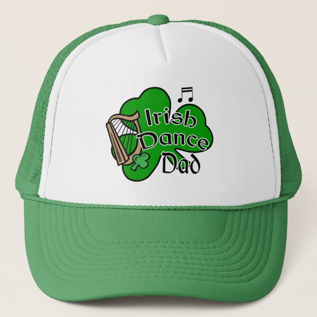 Irish Dance Vater Hat Truckerkappe (Vorderseite)