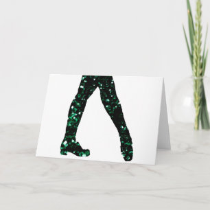 Irish Dancer Feiertagskarte