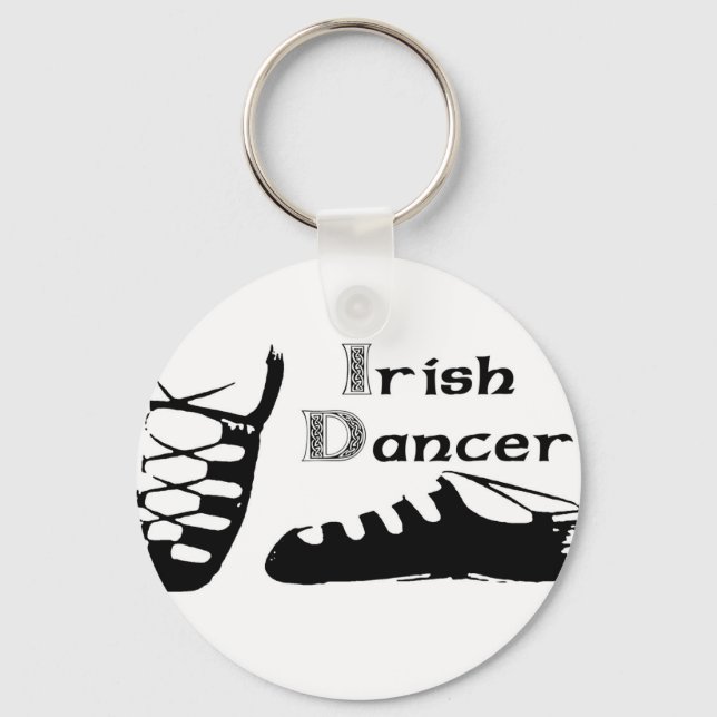 Irish Dancer Ghillies Schlüsselanhänger (Vorderseite)