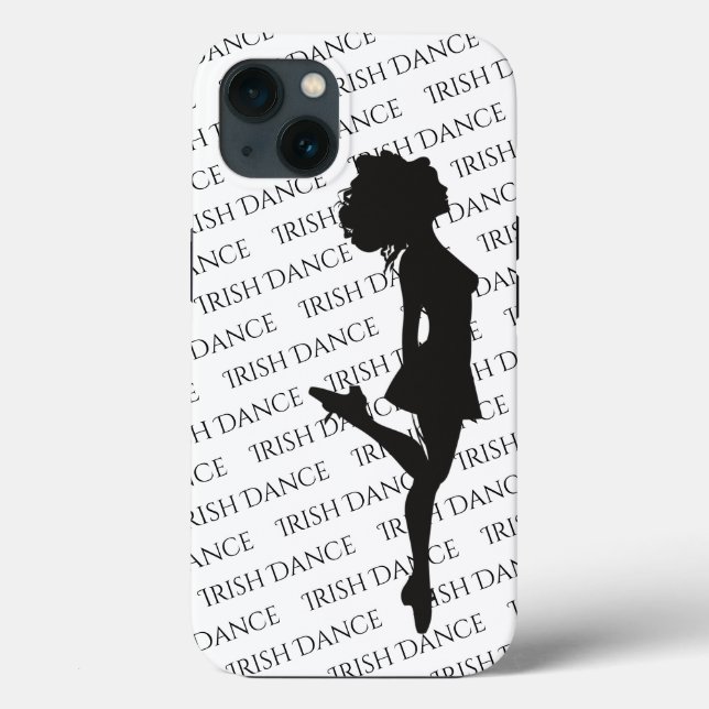Irish Dancer Hard Shoe Black and White Dance Case-Mate iPhone Hülle (Rückseite)