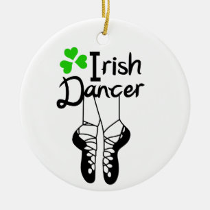 Irish Dancer Keramik Ornament