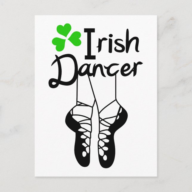Irish Dancer Postkarte (Vorderseite)