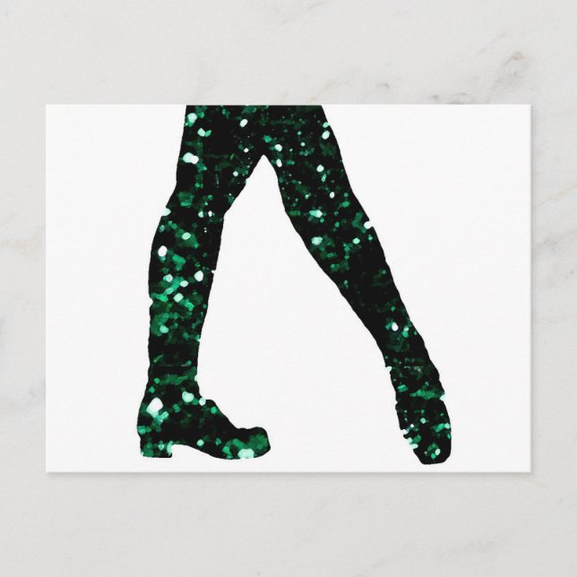 Irish Dancer Postkarte (Vorderseite)
