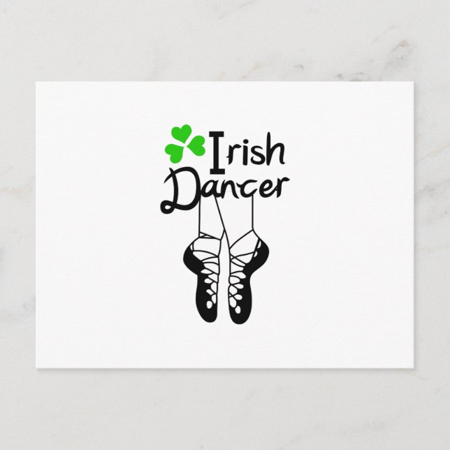 Irish Dancer Postkarte (Vorderseite)