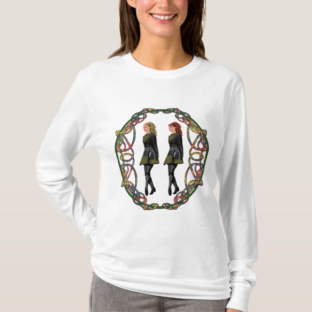 Irish Dancers Celtic Circle T-Shirt (Vorderseite)