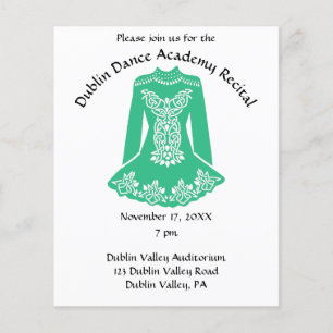 Irish Dancing Dancer Dress Dance Erwägung Flyer