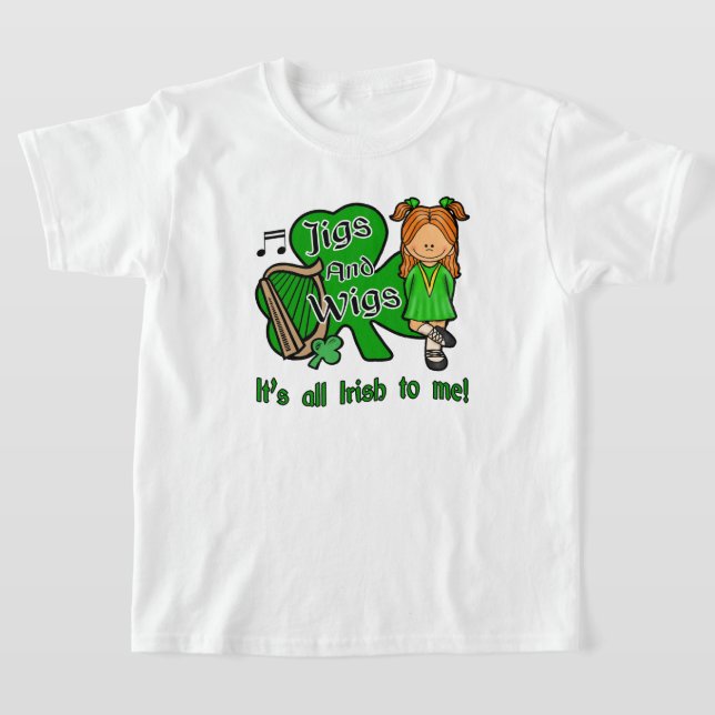 Irish Dancing, Jigs und Wigs T-Shirt (Ablage )