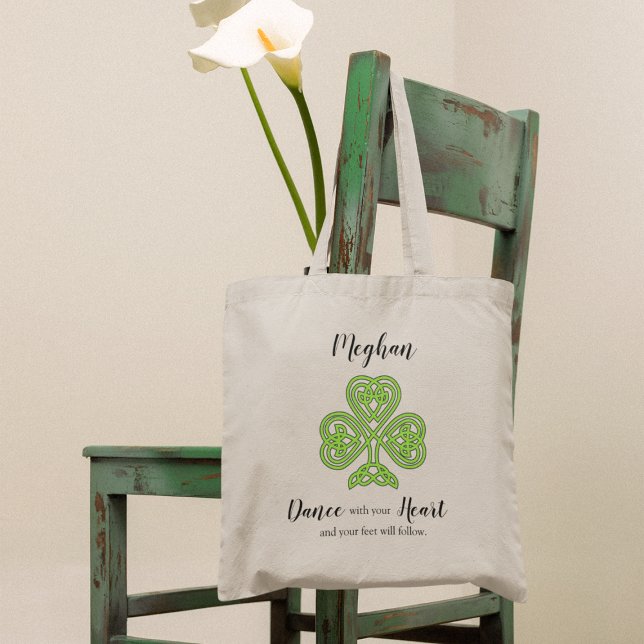 Irish Dancing Shamrock Tragetasche (Von Creator hochgeladen)