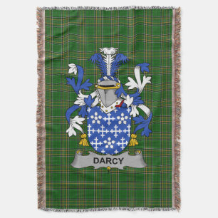 Irish Darcy or Dorsey Coat of Arms Familienwappen Decke